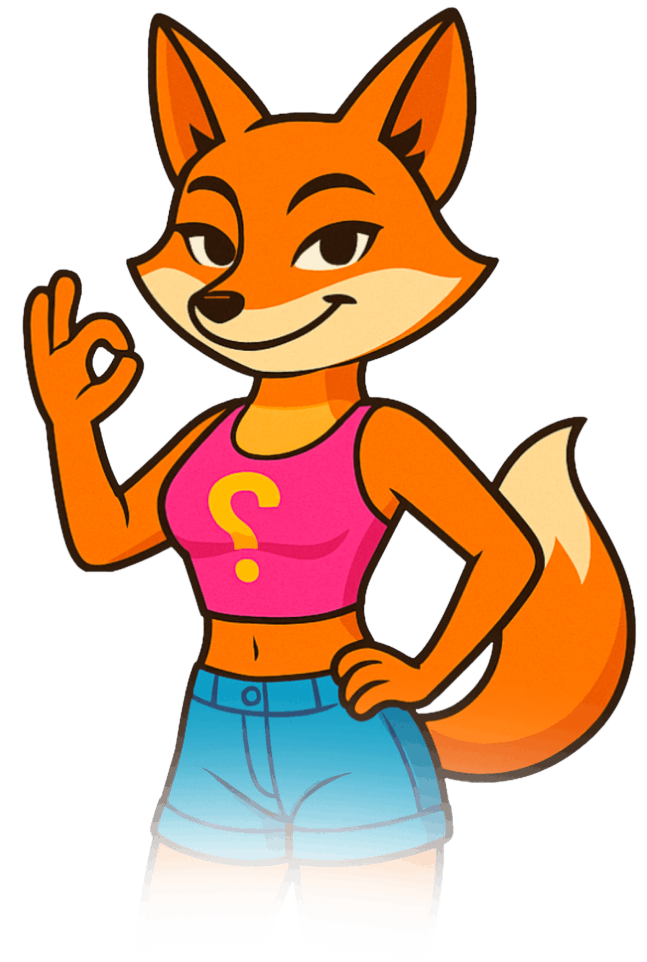 Quizly fox mascot